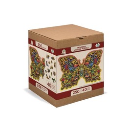 Wooden City Mariposa de Colores Rompecabezas de Madera 250 Piezas