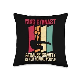 Ring Gymnastics Son Supplies Accessories Gymnastics Rings Throw Pillow