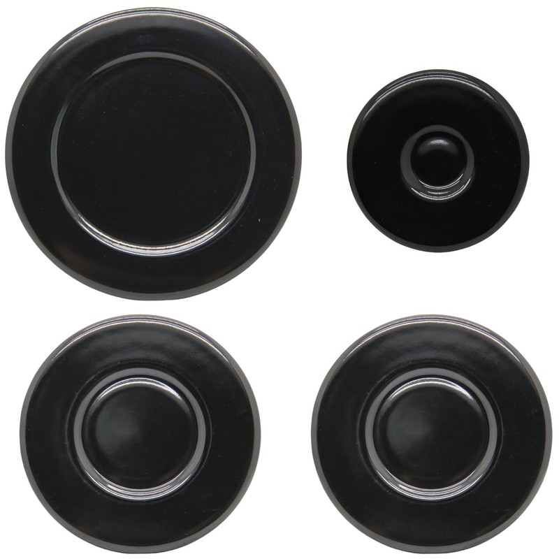 4-Piece set of gas stove burner cover, Suitable for gas