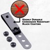 [2 Pack w/Hardware] HolsterSmith Universal Metal Belt Clip for Holster