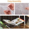 Acrylic Book Holder, Clear Book Display Stand, Large Open Reading