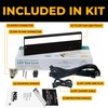 LED Under Cabinet Lighting Hardwired - 3CCT 12 Inch Black