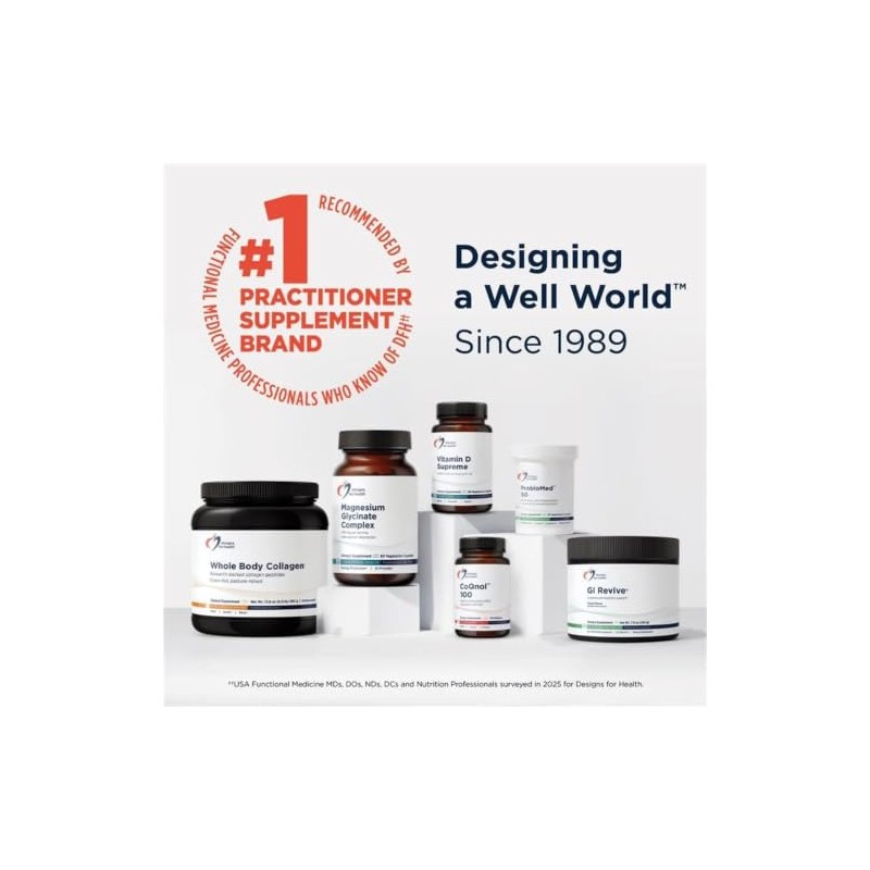 Designs for Health Digestzymes - Digestive Enzyme Supplement with Betaine