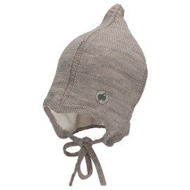 Sterntaler Unisex Baby Zipfli Knitted Hat, Silver melange