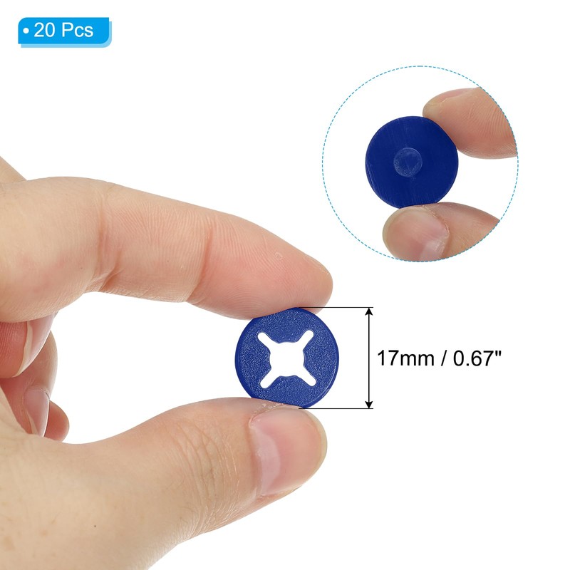 PATIKIL 20pcs Running Bib Lace Clips Lace Bib Board Fastener