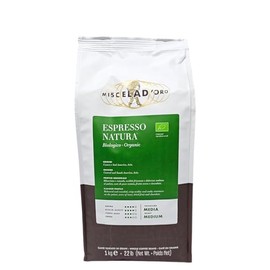 Miscela D'Oro Natura - Organic Fairtrade Espresso Beans, 2.2 lbs