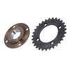 420 29T Sprocket Carbon Steel Toothless Freewheel for ATVs 4
