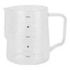 500ml Coffee Milk Cup Thicken Glass Measuring Frothing Cup for