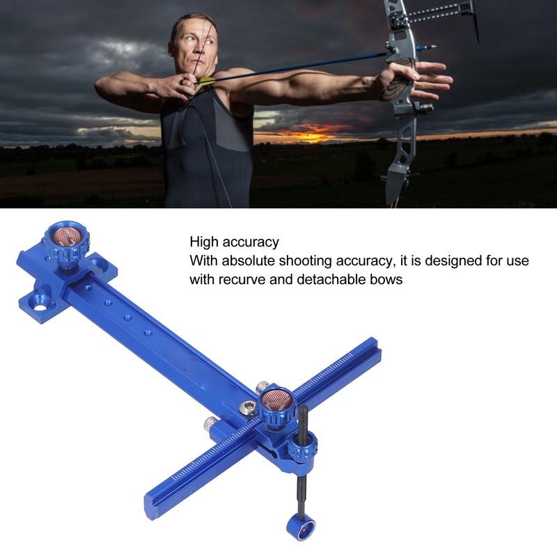 Archery Recurve Bow Sight T Shape Adjustable Metal Shooting Target