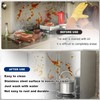 KOBSAINF 4-Sided Foldable Oil Splatter Guard, Stainless Steel for Frying