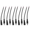 5 Pairs 5.5 x 2.1 mm Male Socket DC Power