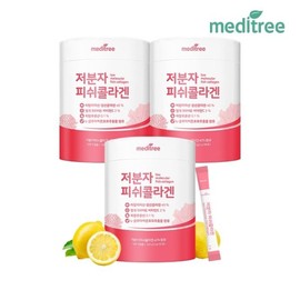 MediTree 메디트리 영국산 비타민C 저분자 피쉬콜라겐 3통 270포(9개월분) Meditree UK Vitamin C Low Molecular Fish Collagen 3 Packs 270 Sachets (9 Months Supply)