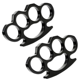2pcs 3D Printed Vinyl Sticker Knuckles Black Outdoor Camping Accessories
