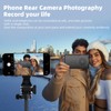 Phone Vlog Selfie Monitor Screen,4K Magnetic Back Camera Selfie Monitor,Using