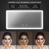 2PCS Car Sun Visor Vanity Mirror with 3 Light Modes