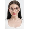 REAVEE 3 Pack Oversized Square Reading Glasses Oprah Style for