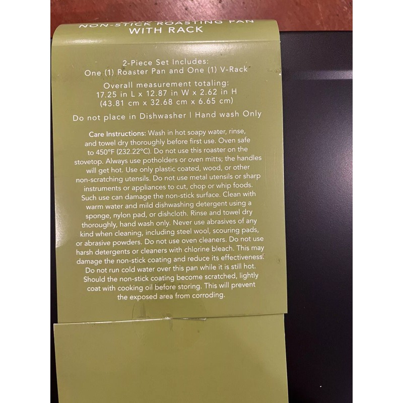 Dash of That Carbon Steel Non-Stick Roasting Pan with Rack