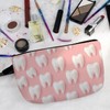 Livel lhood Cartoon Teeth Makeup Bag Cute Small Organizer Zipper