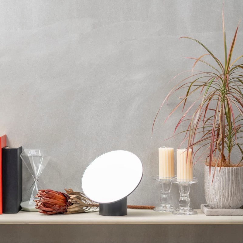 Makeup Mirror with Height Ajustable Tabletop Countertop Bathroom Stylish Mirror