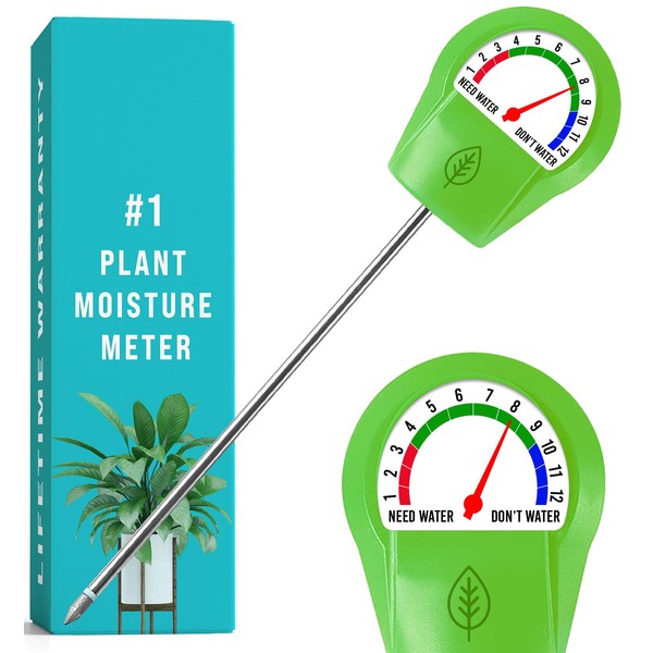 GROWIT Plant Moisture Meter Houseplants - Accurate Plant Water Meter