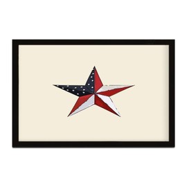 Texas Lone Star Home Map Wood Framed Printed Sign Primitive Decor Modern Boho Geometric Wood Panel Signs Vertical Wood Wall Sign for Shelf Home Pantry 8x12in