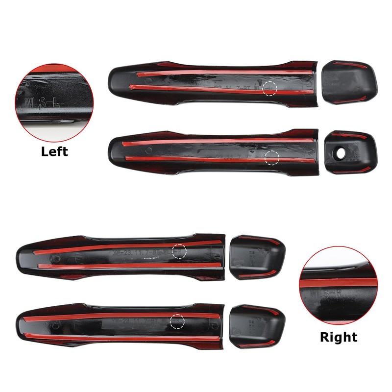DLOVEG Car Door Handle Cover Compatible for 2018 2019 2020