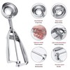 Ice Cream Scoop, 3Pcs Cookie Scoop Set, Stainless Steel Ice