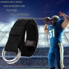 JINIU Canvas Fabric Web Football Belt for Men Sport Belts