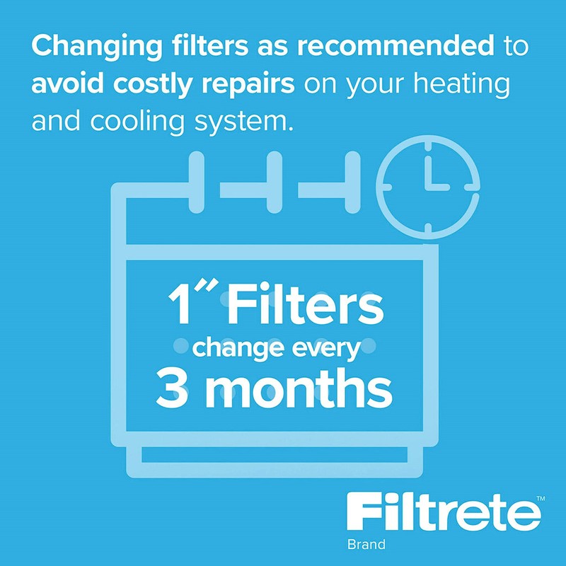 Filtrete 20x25x5 Air Filter, MPR 700, MERV 8, Clean Living