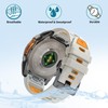 22mm & 26mm QuickFit Silicone Watch Band for Garmin Fenix
