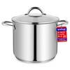 Bakken- Swiss Bakken-Swiss Deluxe 12-Quart Stainless Steel Stockpot w/Tempered Glass