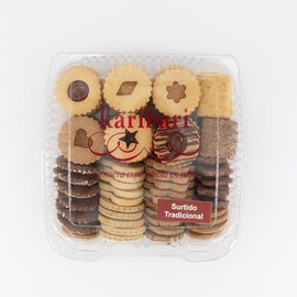 Karibari Surtido Tradicional, Caja de Galletas Surtidas, Varios Sabores, 1kg, Perfectas para Acompañar tu Café