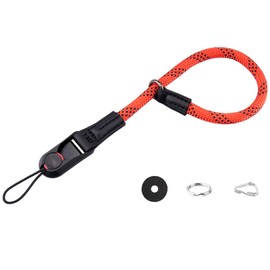 VKO Camera Wrist Strap Quick Release Hand Strap for Man Woman Photographers Camera Wrist Band Lanyard Tether Loop Cord for SLR DSLR Digital Mirrorless Camera(Red Black)