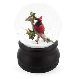 BestPysanky The Red Cardinal Snow Globe