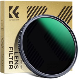 Variable ND Filter, ND8-ND2000 Filter, 2.3 inches (58 mm), Optical Glass, Dimming ND Filter, Thin, K&F Concept