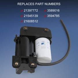 High Pressure Electric Fuel Pump Assembly Replacement For Volvo Penta 8.1L for 8.1GiCE-J 8.1GiCE-JF 8.1GiCE-M 8.1GiCE-MF 8.1GiCE-P 8.1GiCE-Q 8.1GiC-J 8.1GiC-JF 8.1GiC-Q 21608512 3589016 3594785