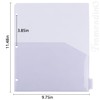 Framendino, 2 Sets Plastic Folder Dividers with Pockets for 3