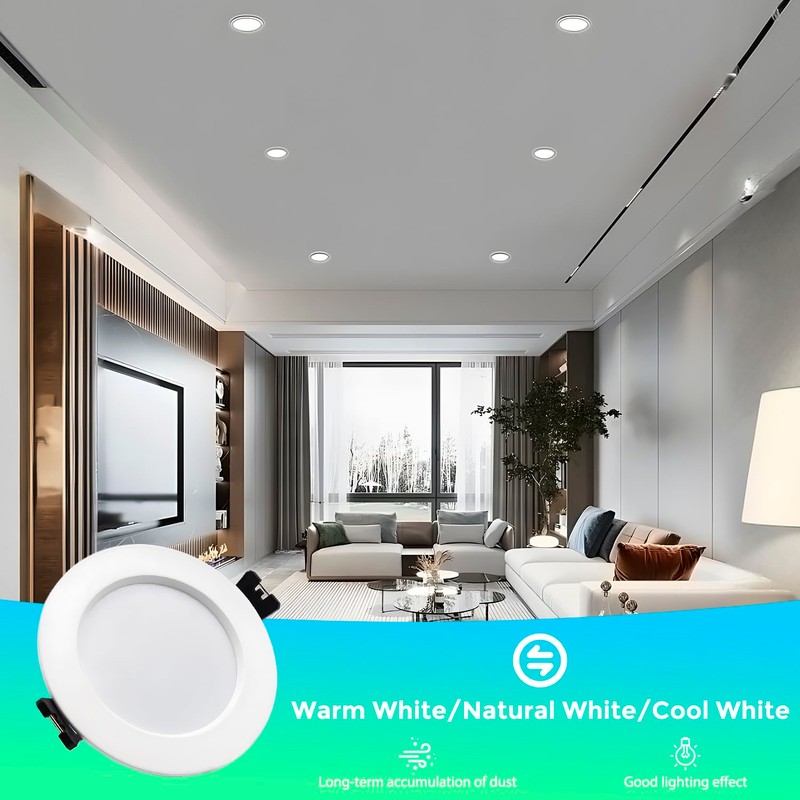 Arotelicht 5 W LED Recessed Spotlight, Flat, 230 V, 6