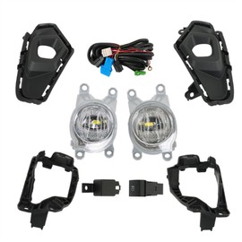 WFLNHB Left & Right Fog Lights Repalcement for Toyota Rav4 LE XLE 2023-2024 Fog Light Clear w/Wiring Kit TO1039223 TO1038223