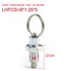 POFET 5pcs Stainless Steel Non Lock-Out Indexing Plunger with Pull