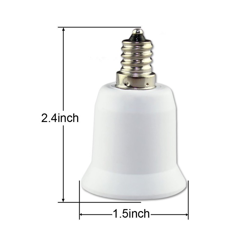 (3pcs) YiLighting - E12 Candelabra Screw to E26/E27 Standard Medium