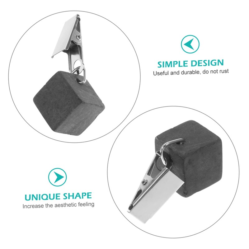 CIYODO 4 pcs Heavy Duty Tablecloth Weights Pendants with Clips