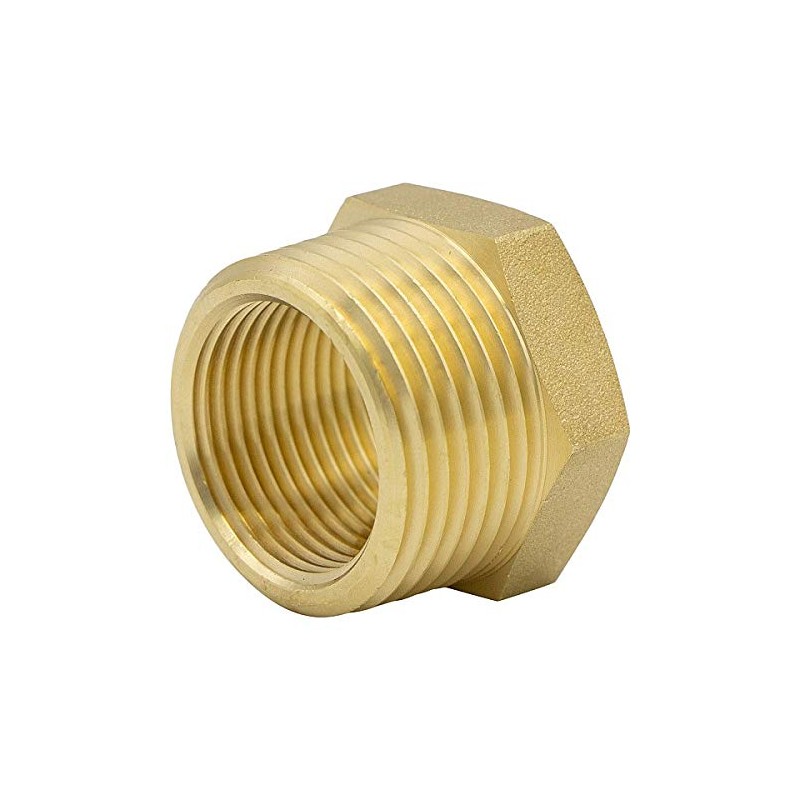 VARIOSAN Reducer 15044, 1 1/4 x 1 Inch AG/IG, Brass,