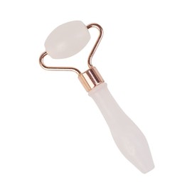 Ipetboom Facial Massage Roller Jade Stone Massage Gua Sha Tool Skin Care for Gentle Rolling for Younger Look