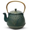 toptier Tea Kettle, TOPTIER Japanese Cast Iron Teapot with Infuser,
