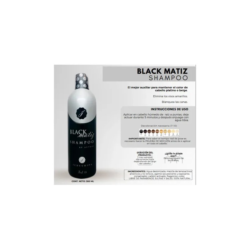 1 Restaurador Capilar Y 2 Shampoo Black Matiz