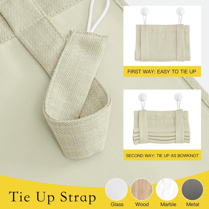 NICETOWN Room Darkening Door Curtains, Privacy Door Window Curtains Thermal