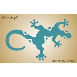 Stencils by Joanie Gecko Stencil 16" Lizard Desert Sand Southwest Reptile Shape Cabin Yard Art sign
