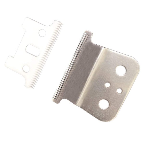 T outliner blades for Andis T outliner,andis gtx, t outliner replacement blade andis gtx replacement blade (Ceramic T blade + sliver steel blade)