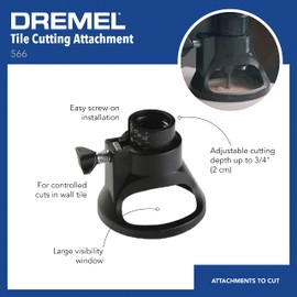 Dremel 566 Tile Cutting Kit,Black